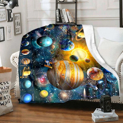 Hjmeta®💕Artistic Print Flannel Throw Blanket