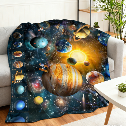 Hjmeta®💕Artistic Print Flannel Throw Blanket