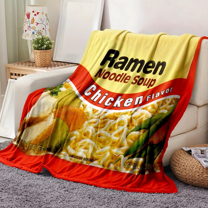 Hjmeta®💕Artistic Print Flannel Throw Blanket