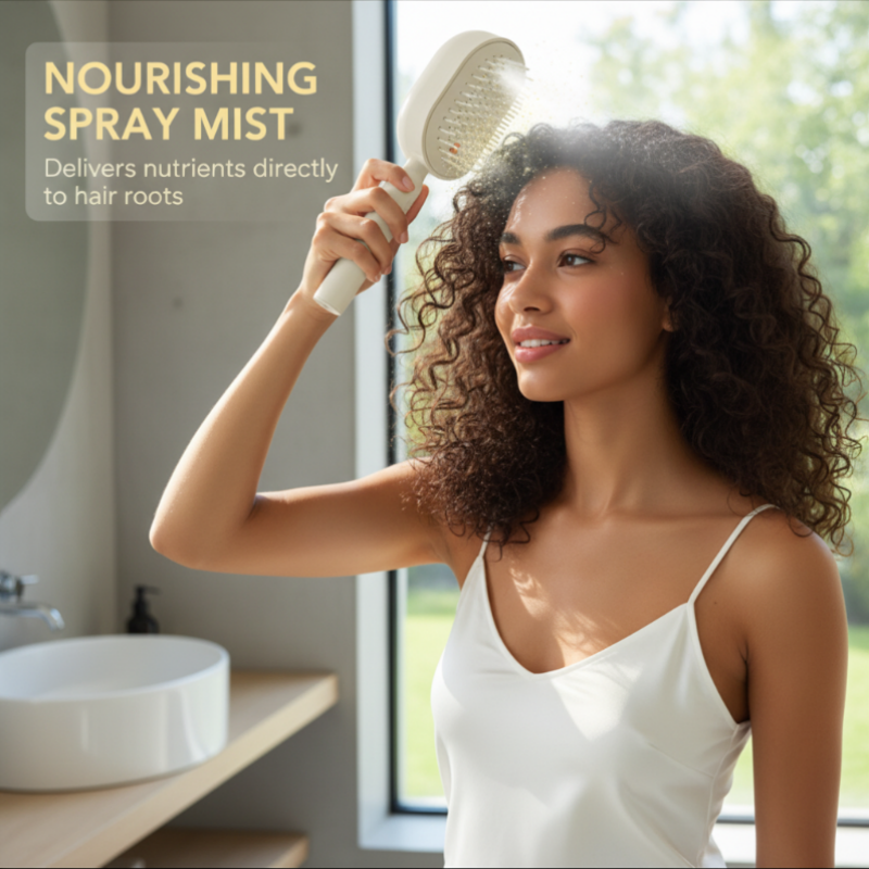 Hjmeta®-Electric Spray & Massage Hair Brush✨🔥