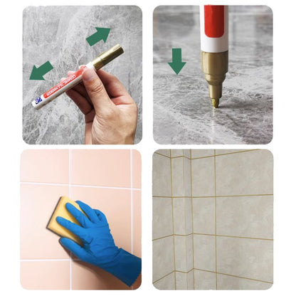 🔥Mold-resistant and waterproof ceramic tile grout pen-Hjmeta®