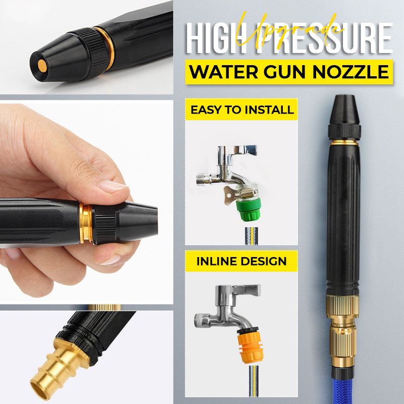 Hjmeta®-🔥 High Pressure Water Nozzle 💧✨Multi-Purpose for Car, Garden & Household Cleaning