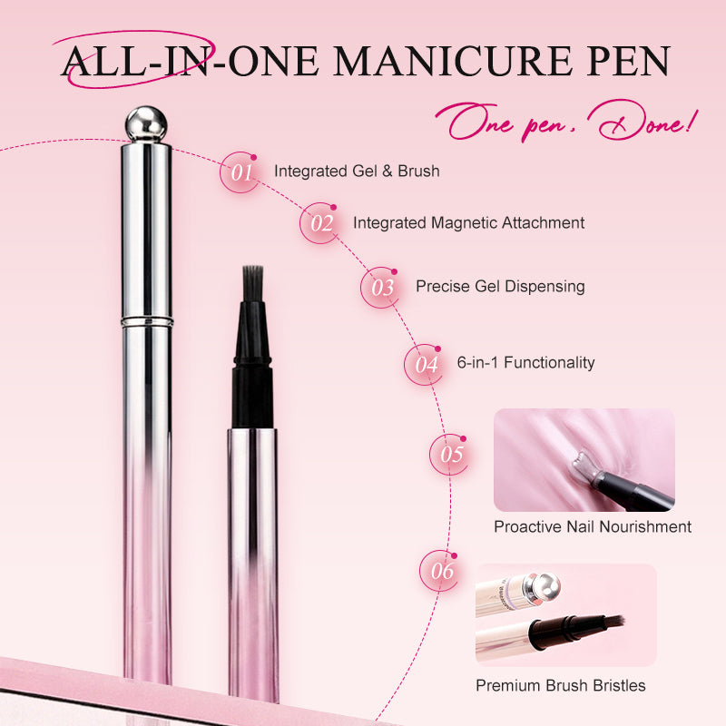 Hjmeta®📢All-in-One Cat Eye Nail Gel Pen – Get a hypnotic cat-eye effect in one stroke! Magnetic gel, lasting shine, salon magic at home. 🖤🌌
