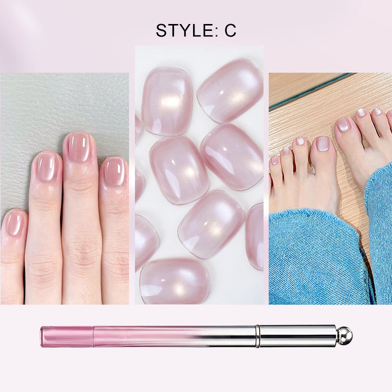 Hjmeta®📢All-in-One Cat Eye Nail Gel Pen – Get a hypnotic cat-eye effect in one stroke! Magnetic gel, lasting shine, salon magic at home. 🖤🌌