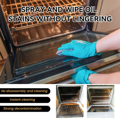 Oven & Grill Cleaner Spray – Dissolves Grease in 5 Mins, No Scrubbing & Eliminates Odors -Hjmeta®