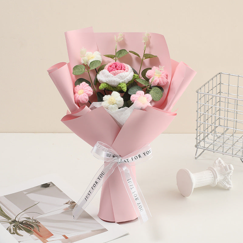 Hjmeta®💕Mother's Day Special Sale 10% OFF!💕Handmade Delicate Crochet Flower Bouquet
