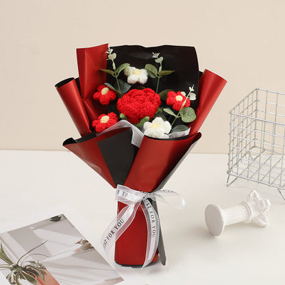 Hjmeta®💕Mother's Day Special Sale 10% OFF!💕Handmade Delicate Crochet Flower Bouquet