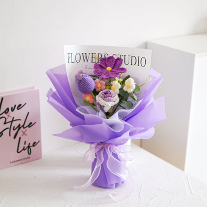 Hjmeta®💕Mother's Day Special Sale 10% OFF!💕Handmade Delicate Crochet Flower Bouquet
