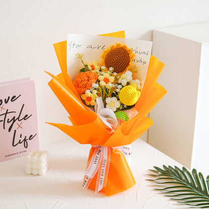 Hjmeta®💕Mother's Day Special Sale 10% OFF!💕Handmade Delicate Crochet Flower Bouquet