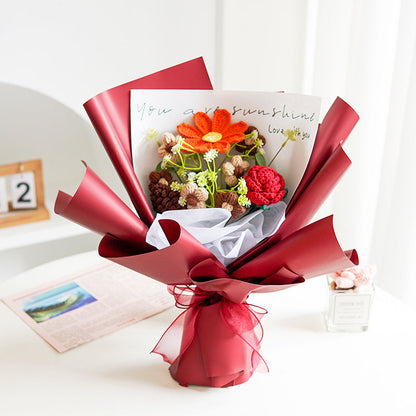 Hjmeta®💕Mother's Day Special Sale 10% OFF!💕Handmade Delicate Crochet Flower Bouquet