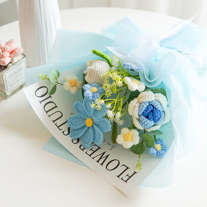 Hjmeta®💕Mother's Day Special Sale 10% OFF!💕Handmade Delicate Crochet Flower Bouquet