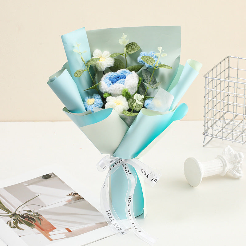 Hjmeta®💕Mother's Day Special Sale 10% OFF!💕Handmade Delicate Crochet Flower Bouquet