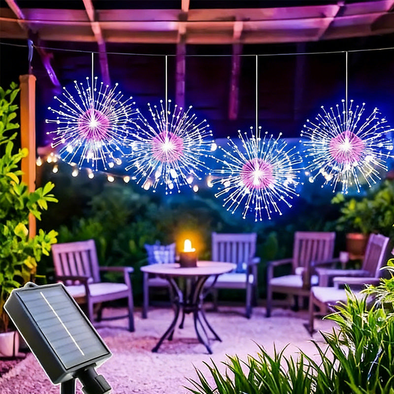Hjmeta®🎉Solar fireworks fairy lights for gardens and parties