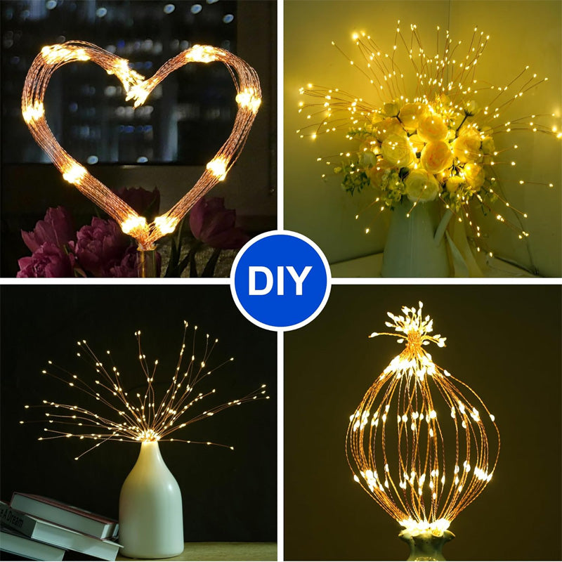 Hjmeta®🎉Solar fireworks fairy lights for gardens and parties