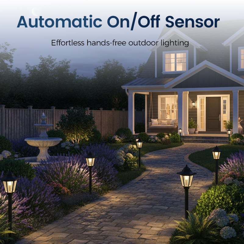 ⏰Vintage Solar-Powered Hexagonal Garden Lights