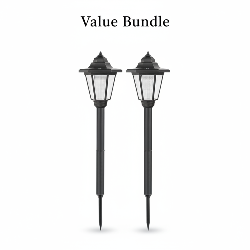 ⏰Vintage Solar-Powered Hexagonal Garden Lights