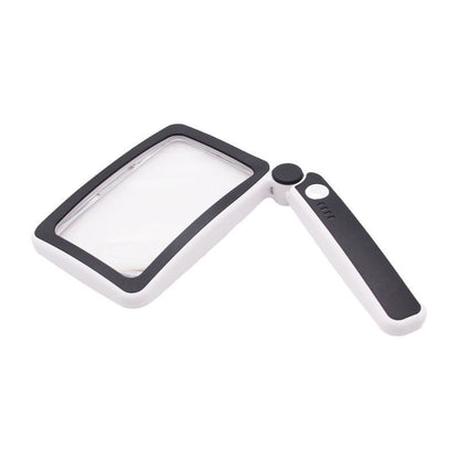 Folding Handheld Magnifying Glass with Light for Reading-Hjmeta®