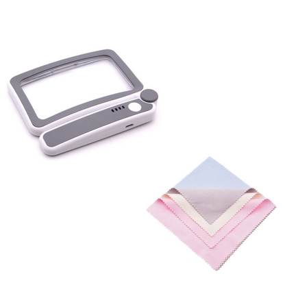 Folding Handheld Magnifying Glass with Light for Reading-Hjmeta®