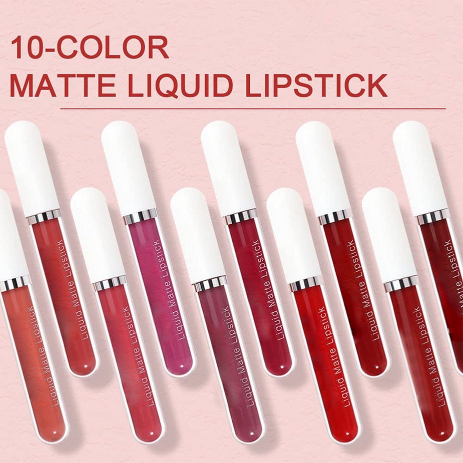 💝10Pcs Matte Waterproof Long Lasting Lip Gloss-Hjmeta®