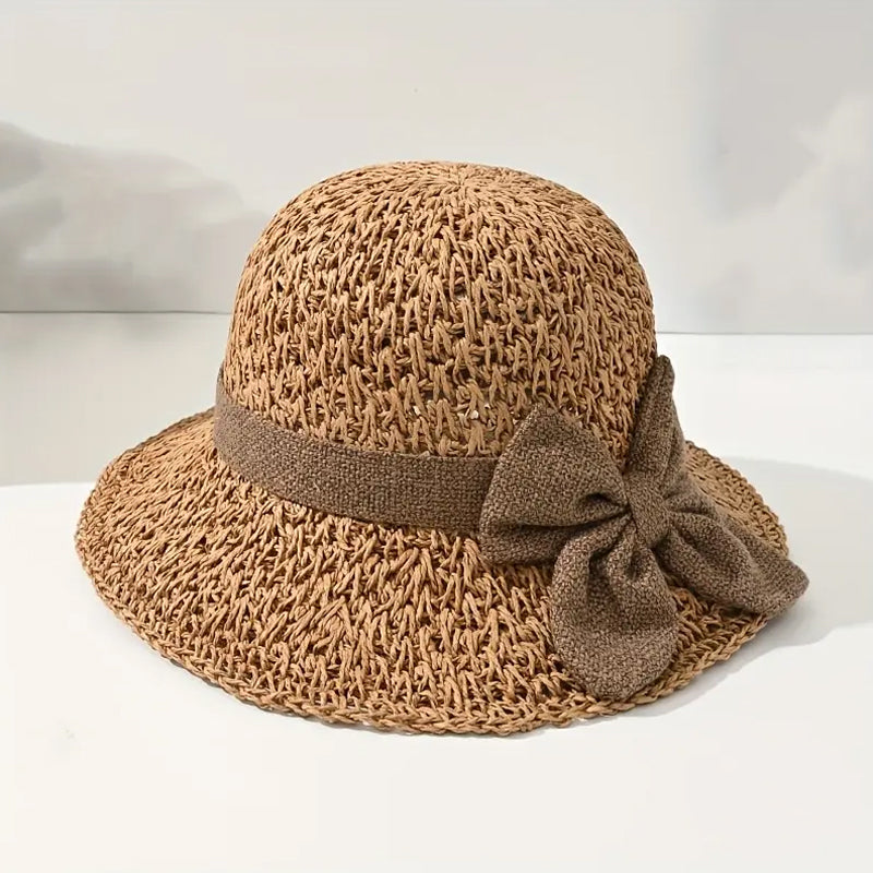 upsell-🌞 Elegant Woven Straw Sun Hat with Bow – Breathable, Foldable & Perfect for Beach & Travel 👒-Hjmeta® (Copy)