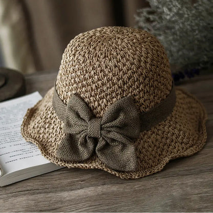 upsell-🌞 Elegant Woven Straw Sun Hat with Bow – Breathable, Foldable & Perfect for Beach & Travel 👒-Hjmeta® (Copy)