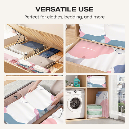 🧳💨 40% OFF! No‑Pump Vacuum Storage Bags – Press & seal, no pump needed. Saves 80% space, keeps clothes dry & dust‑free. Perfect for bulky bedding & off‑season gear. 🛏️🗄️