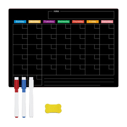 🌈Magnetic Calendar Board with Erasable Markers