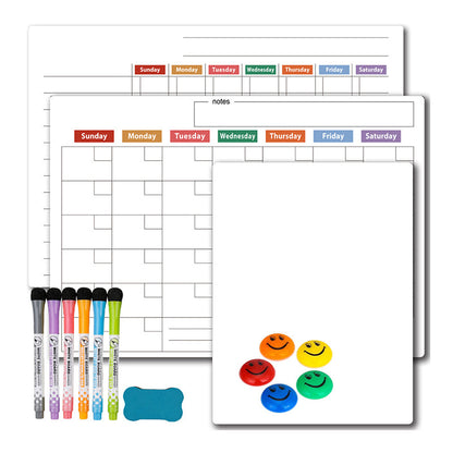 🌈Magnetic Calendar Board with Erasable Markers