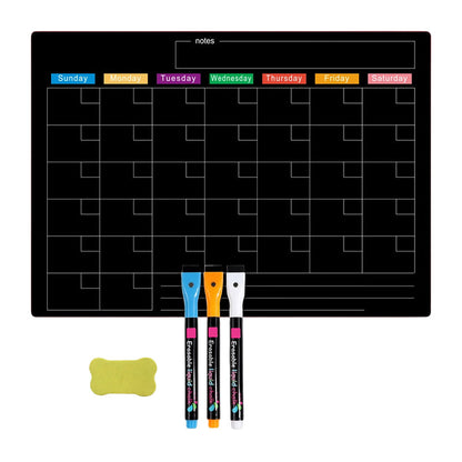 🌈Magnetic Calendar Board with Erasable Markers