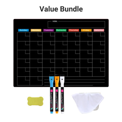 🌈Magnetic Calendar Board with Erasable Markers