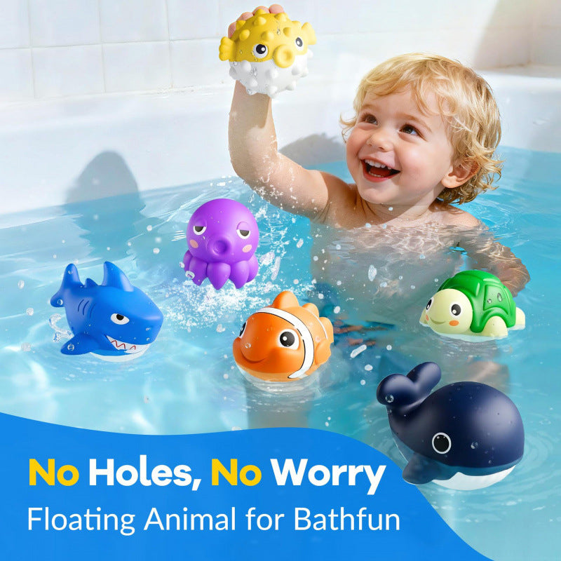 Summer Pool Toys for Kids - Diving Animal & Cage Set
