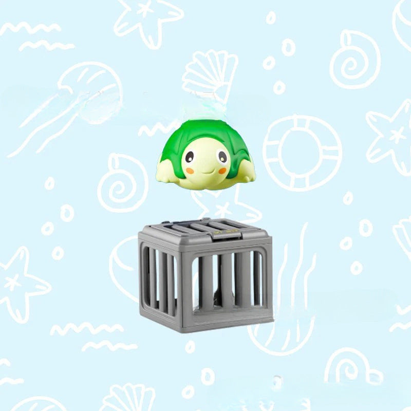 Summer Pool Toys for Kids - Diving Animal & Cage Set