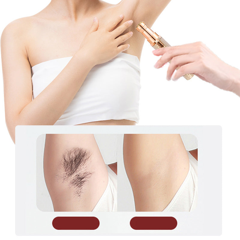 Hjmeta®-3-in-1 elektrische wenkbrauwtrimmer – verwisselbare opzetstukken voor wenkbrauwen, gezicht en detailtrimmen – ideaal voor mannen en vrouwen, zodat je er altijd en overal verzorgd uitziet 🌍💈