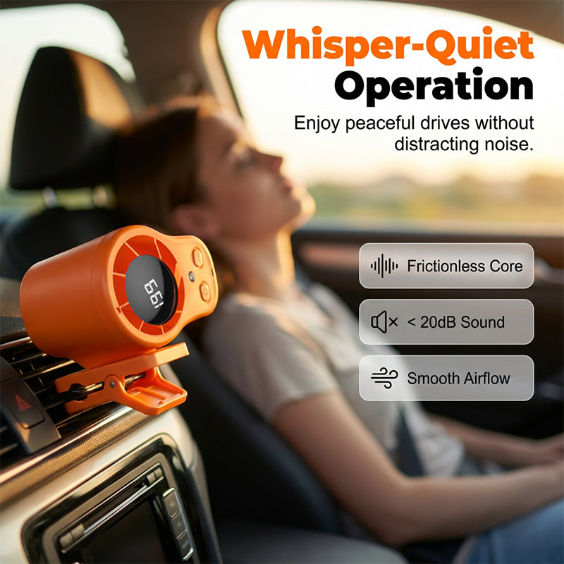 🏆 🔥HOT SALE 50% OFF⏰Hands-Free Personal Cooling Fan with LED Display