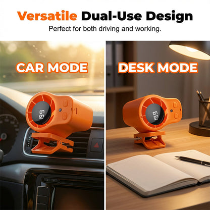 🏆 🔥HOT SALE 50% OFF⏰Hands-Free Personal Cooling Fan with LED Display