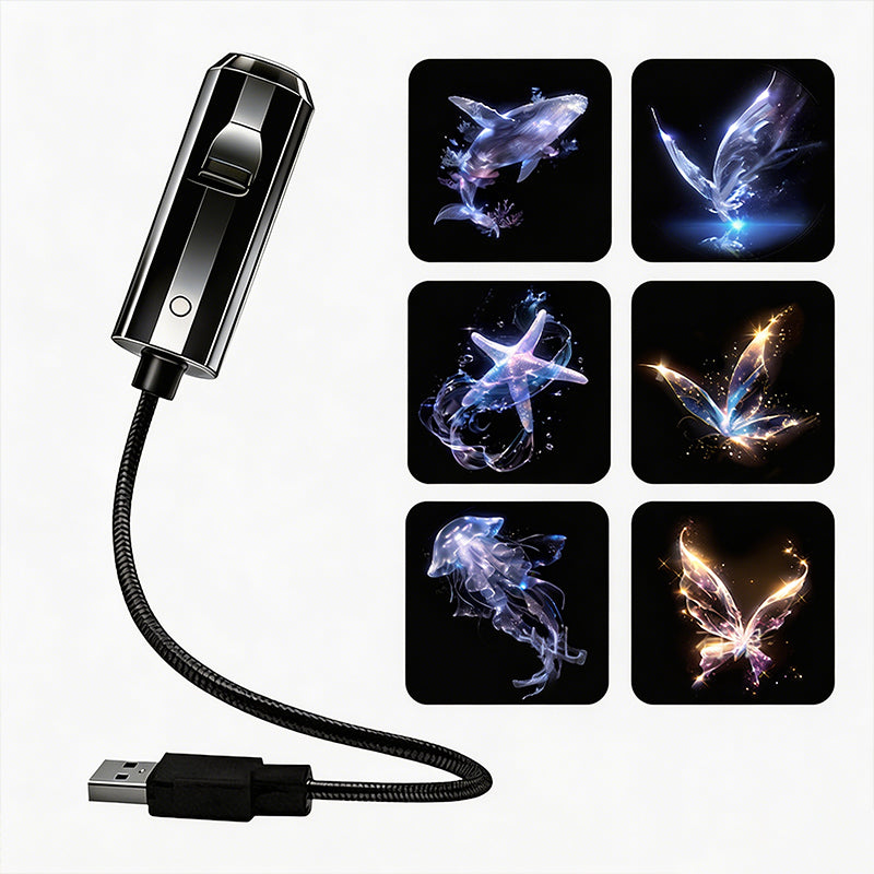Plug-and-Play HD Galaxy & Ocean Projector Night Light🥳50,000+ Happy Users