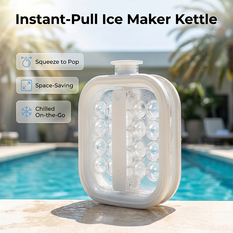 🥳2026 HOT SALE🥳💞50K+ SOLD!🍹Portable Silicone Ice Ball Maker Kettle