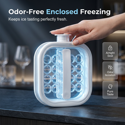 🥳2026 HOT SALE🥳💞50K+ SOLD!🍹Portable Silicone Ice Ball Maker Kettle