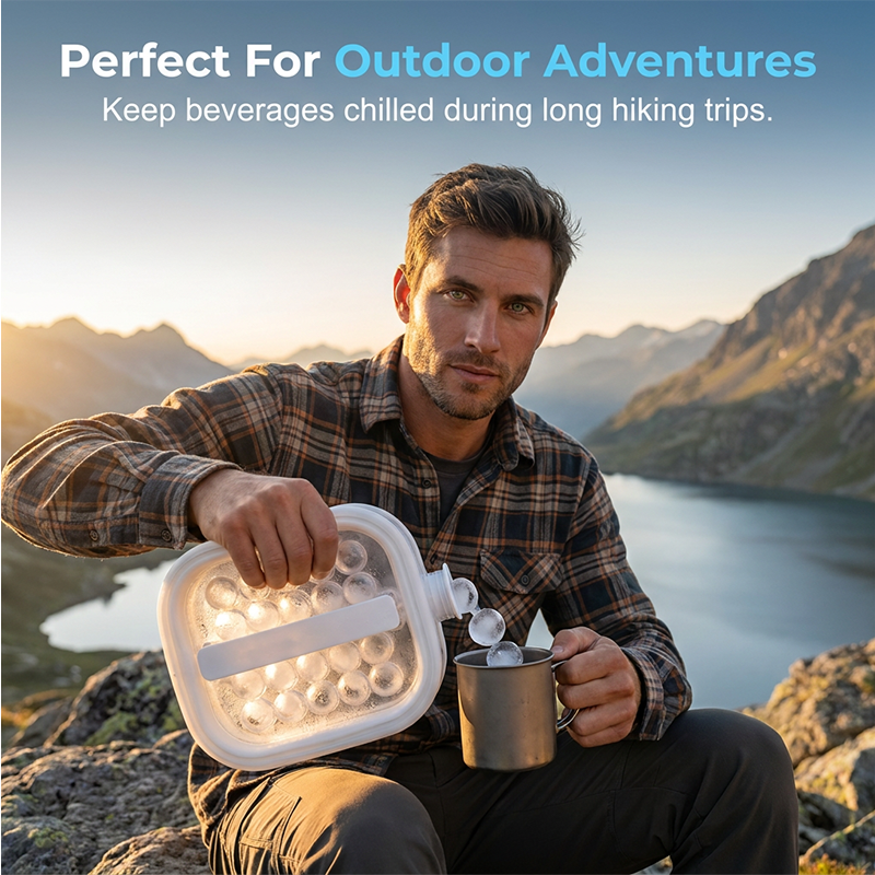 🥳2026 HOT SALE🥳💞50K+ SOLD!🍹Portable Silicone Ice Ball Maker Kettle