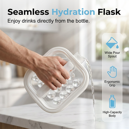 🥳2026 HOT SALE🥳💞50K+ SOLD!🍹Portable Silicone Ice Ball Maker Kettle