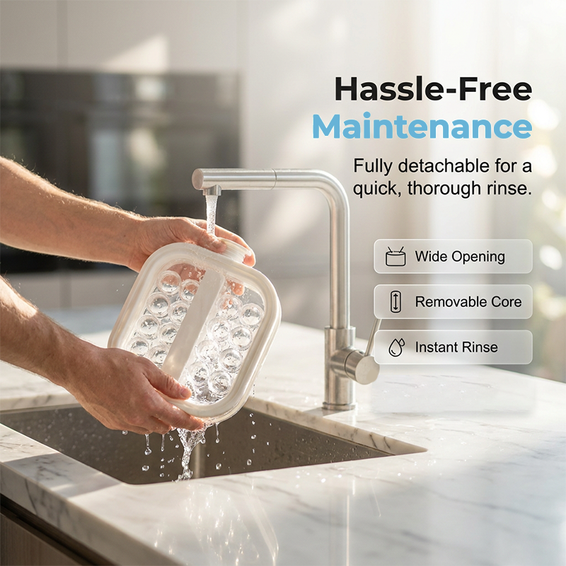 🥳2026 HOT SALE🥳💞50K+ SOLD!🍹Portable Silicone Ice Ball Maker Kettle