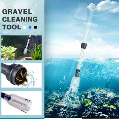 Hjmeta-🐟 Electric Aquarium Gravel Cleaner✨Keep Your Aquarium Crystal Clean — Without The Messy Manual Work