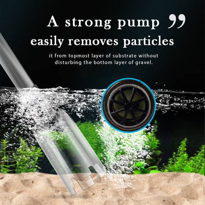 Hjmeta-🐟 Electric Aquarium Gravel Cleaner✨Keep Your Aquarium Crystal Clean — Without The Messy Manual Work