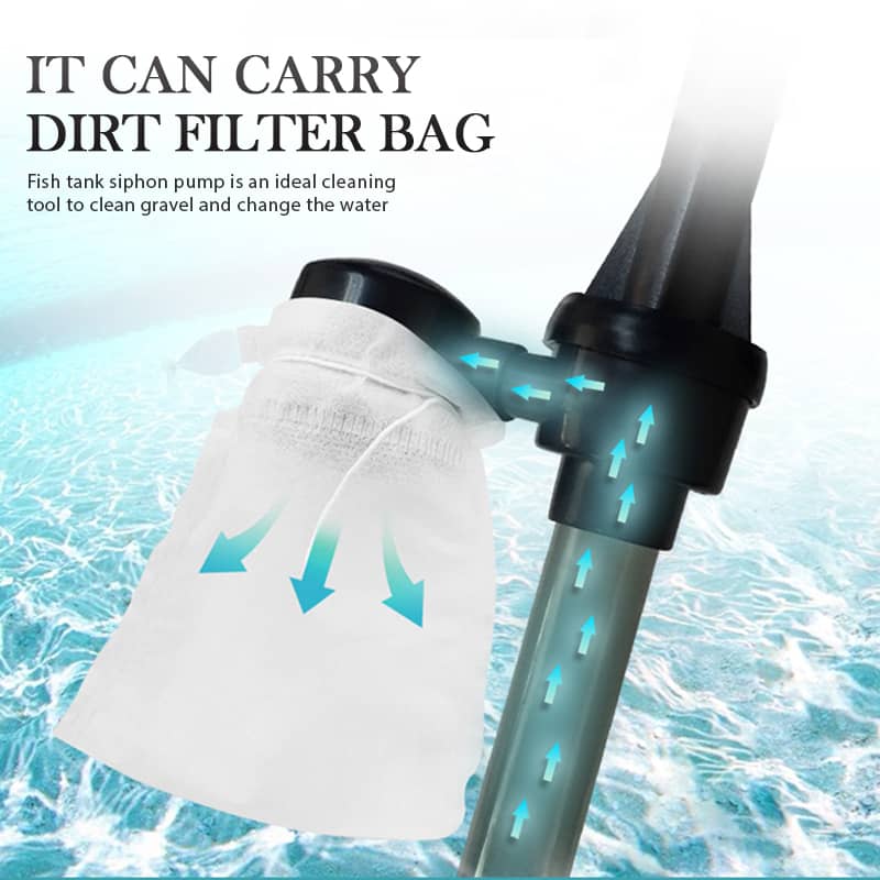 Hjmeta-🐟 Electric Aquarium Gravel Cleaner✨Keep Your Aquarium Crystal Clean — Without The Messy Manual Work