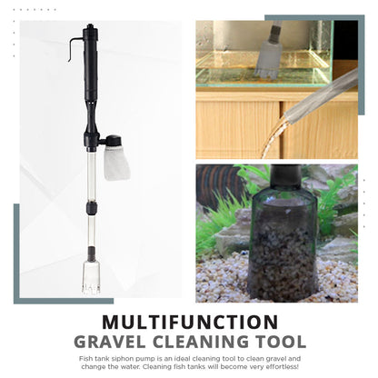 Hjmeta-🐟 Electric Aquarium Gravel Cleaner✨Keep Your Aquarium Crystal Clean — Without The Messy Manual Work